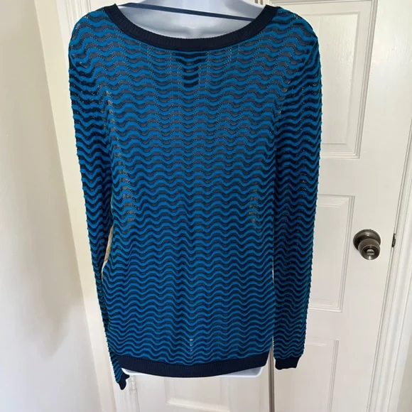 Missoni for Target Chiffon Sweater Mix Media Blue - Picture 4 of 4